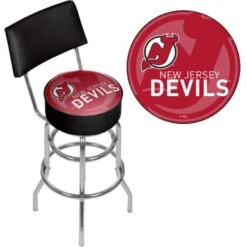 NHL Swivel Bar Stool With Back - Watermark - Philadelphia Flyers -Elegance Barware 015784ec 2869 4e7f ad83 cc3ada185ee4