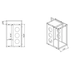 Aberdour Rustic Oak Metal 3-bottle Wine Rack By Carson Carrington - Reclaimed Oak -Elegance Barware 015c1a7d 8ff0 4410 b926 0aa04558ac0b