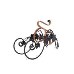 On The Vine Embellished Metal Carriage Wine Holder - Multi -Elegance Barware 03b8c6dc b928 425f a0b0 b514c6bb8e17