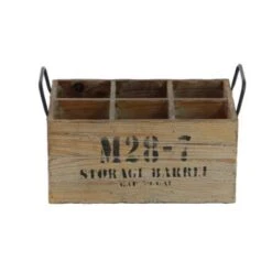 Brown Fir Rustic Wine Holder 8 X 16 X 9 - Brown -Elegance Barware 0631000f 6090 418d 89e7 780132c46b46