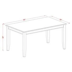 7-Pieces Rubberwood Counter-height Dining Room Pub Set - A Table With 6 Chairs In Mahogany Finish (Seat's Type Options) - DUBU7H-MAH-LC -Elegance Barware 06e895bb 5835 4209 af0a 1aa575481f85