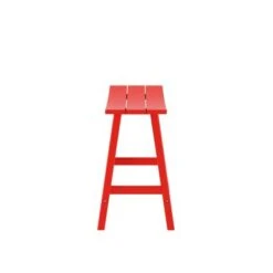 Laguna 24" All-Weather Resistant Outdoor Patio Bar Stool - Orange -Elegance Barware 0863af1e ae46 4b46 8e0a dfbbd1fbf10b