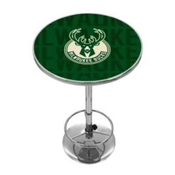 NBA Chrome Pub Table - City - Dallas Mavericks -Elegance Barware 09a51318 0c31 43f6 9134 cb4bf40c860f