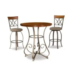 Kayford 3PC Swivel Pub Set -Elegance Barware 0bb7bca2 6844 4c0a 8773 00a894d508a8