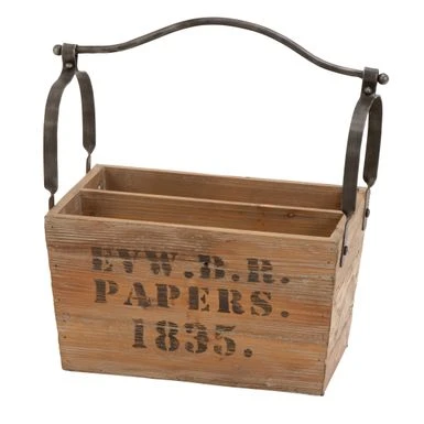 Brown Fir Rustic Wine Holder 16 X 16 X 9 - Brown 4 Brown Fir Rustic Wine Holder 16 X 16 X 9 - Brown - Image 2