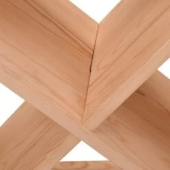 24 Bottle Solid Wood Tabletop Wine Bottle Rack,Burlywood - Burlywood -Elegance Barware 0efe0ebf 1c29 429a 8f05 4d1e1c160c86