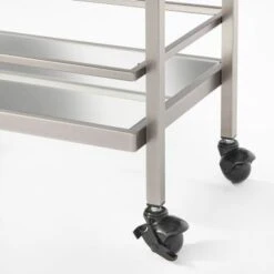 Simple Living Manhattan Bar Cart - Antique Pewter -Elegance Barware 0f15ddfa a1bc 4d0d af27 9dbf6d674522