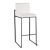 Silver Orchid Forrest High Back Bar Stool - Set Of 2 - White Velvet & Black -Elegance Barware 10e95dc6 8fc4 469f 9a02 0be3940f4b39