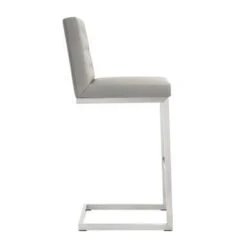 Helsinki Light Grey Steel Barstool (Set Of 2) - Set Of 2 - Light Grey - Bar Height -Elegance Barware 11294197 4478 4941 802b 012c04da7234