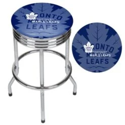 NHL Chrome Ribbed Bar Stool - Montreal Canadians -Elegance Barware 11e853a8 1738 4d37 87c3 d29bb469383f