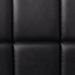 Porch & Den Galena Upholstered Chrome Adjustable Bar Stools (Set Of 2) - Black -Elegance Barware 12330d0f 8e15 4aaf a29c 1af697a98d06