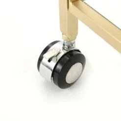 Ambrose Industrial Glass Bar Cart With Shelves By Christopher Knight Home - Iron/Glass - Rose -Elegance Barware 12705a08 4d25 400b 9710 d6b0697a0427