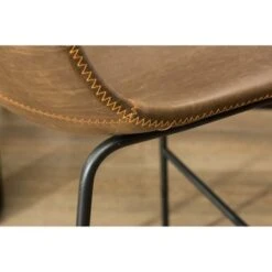 Roundhill Furniture Lotusville 7-PC Antique Black Wood Table With Faux Leather Barstools - White -Elegance Barware 14bb6ab0 592c 42c1 a536 3a408ec6d4ed