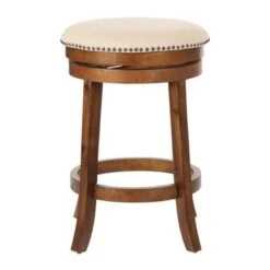 OSP Home Furnishings Metro Backless Swivel Stool (Set Of 2) - Burnt Brown -Elegance Barware 15cdf2fb 74c8 4688 902f 4fddafc36605