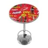 Coca-Cola Coca Cola Chrome Pub Table - Pop Art - Coke Pop Art Pub Table