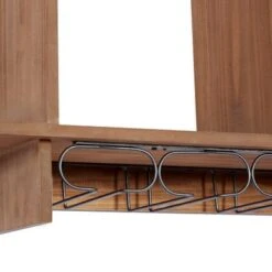 Brown Wood Farmhouse Wine Rack 20 X 34 X 8 - 34 X 8 X 20 - Brown -Elegance Barware 1a3a506f f30b 4fcf b0fb 09b17b56f3d6
