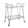 Theresa Bar Cart Silver