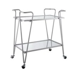 Theresa Bar Cart Silver