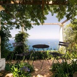 23.6ft Long Bistro Set Table And Chair 3 Piece - 23.6*28 - Red -Elegance Barware 1bfc06b7 c5f3 49aa 9400 f1a6e7173e03