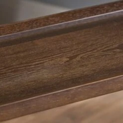 Gerard Modern Industrial 2-Tier Wood Bar Cart With Wheels By Christopher Knight Home - 38.00" W X 16.10" D X 33.00" H - Brown -Elegance Barware 1d630d4b a4c9 458c bac9 80b861da1c7b