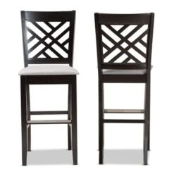 Baxton Studio Jason Modern And Contemporary 2-Piece Bar Stool Set - Sand -Elegance Barware 1f743191 35d7 43a7 adaf f8aad8391435