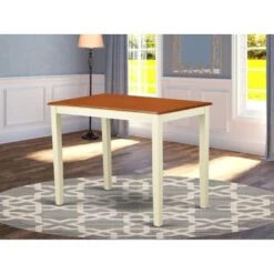 East West Furniture Yarmouth Counter Height Table With 4 Legs (Finish Option) - YAT-OAK-H -Elegance Barware 208ddd51 ae79 42be 8f92 4a97994f42db