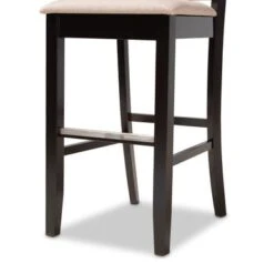 Baxton Studio Jason Modern And Contemporary 2-Piece Bar Stool Set - Sand -Elegance Barware 22c7d7f6 35f9 4f6e a7f9 6c3110af20f8