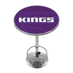 NBA Chrome Pub Table - Fade - 31"H - Toronto Raptors -Elegance Barware 22f94a9c 9ff4 4031 822a 92e659f64c73
