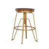 Wallace Adjustable Stool Matte Gold -Elegance Barware 23caac77 ad0a 457a 8b45 41ddd2e4763b