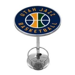 Official NBA Chrome Pub Table - Oklahoma City Thunder Nba Chrome Pub Table -Elegance Barware 2625e040 2f3f 492e b5bf 3f828485b238