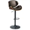 Brown Bellatier Tall Upholstered Swivel Barstool(1/CN) -Elegance Barware 28d9f4ca 8204 4834 80ba b3e48e9a8a03