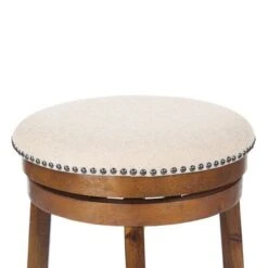 OSP Home Furnishings Metro Backless Swivel Stool (Set Of 2) - Burnt Brown -Elegance Barware 293fd46a 0fcb 46e7 a3ab a8bf09f2a1a2