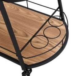 Black Industrial Mobile Bar Cart Serving Wine Cart With Wheels - Black 16 Black Industrial Mobile Bar Cart Serving Wine Cart With Wheels - Black -Elegance Barware 2b9cd50f cc5a 4899 90f8 51ec5c15647a