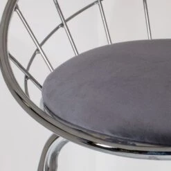 Hillsdale Bullock Basket-style Back Metal Swivel Counter Height Stool - N/A - Chrome And Teal Blue - Counter Height -Elegance Barware 2bd6d723 01e4 40ea a5bc a9139b378d8c