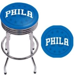 NBA Chrome Ribbed Bar Stool - Fade - Utah Jazz -Elegance Barware 2d4f625b 2829 4171 b03f 4d54f0f3f842