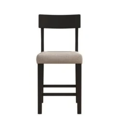 Hillsdale Furniture Knolle Park Wood Counter Height Stool, Set Of 2, Black - 38.5H X 19W X 23.75D - Black And Taupe - Counter Height -Elegance Barware 2db32c3c 066f 4c45 a773 647386a70d4c