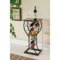 Wine Rack - Black -Elegance Barware 2e240688 666a 47c1 af29 ab3e4b8e1d0f