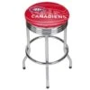 NHL Chrome Ribbed Bar Stool - Montreal Canadians -Elegance Barware 309ad36f 3554 4b53 a479 01414500ee99