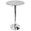 Porch & Den Foresthill Polished Chrome Bar Table - Chrome