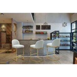 Silver Orchid Boardman PU Leather Bar Stool/Counter Stool Chair - Navy - Bar Height -Elegance Barware 367584cb 0ce3 43e0 ad14 cfc5347e0f85