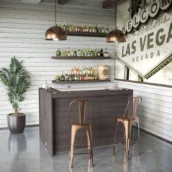 Studio C Corner Bar Cabinet By Bush Business Furniture - White -Elegance Barware 374f0092 99d3 424a 8904 f6cc547741d5