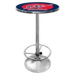 Official NBA Chrome Pub Table - Oklahoma City Thunder Nba Chrome Pub Table -Elegance Barware 37b74210 bf71 48a4 9687 de10bf3f8079