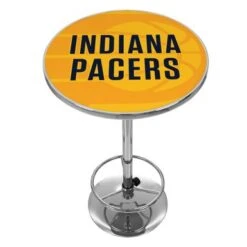 NBA Chrome Pub Table - Fade - 31"H - Brooklyn Nets -Elegance Barware 39ca8f1b 0dd8 42c1 9533 8920b613b626