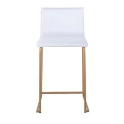 Mara Contemporary Upholstered Counter Stool (Set Of 2) - N/A - Gold / Black -Elegance Barware 39e95a2f d135 42f2 9e20 57cf2e2200a1