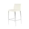 Delta Modern Leatherette & Chrome Counter Stool - Contract Grade - Off-White -Elegance Barware 3aba5374 ae9b 4fd6 9665 0d05e7f92827