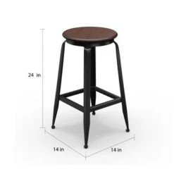 Carbon Loft Johansson Counter Height Pub Table Set - 5-Piece Set -Elegance Barware 4418be5c 5024 4b19 b587 c5c66981706e