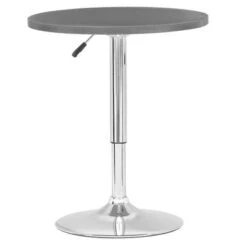 Maya Adjustable Height Round Bar Table - White -Elegance Barware 4690e331 34de 4856 8e59 e5783ab2bc4d