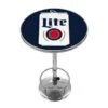 Miller Lite Chrome Pub Table - Minimalist Can - Minimalist Can