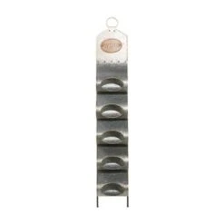Grey Iron Contemporary Wine Rack 40 X 7 X 17 - 7 X 17 X 40 - Grey -Elegance Barware 47287f4c 5fd4 4c1b a431 d61b717ee30f