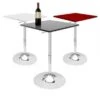 Zeta Contemporary Adjustable Bar Table - Red -Elegance Barware 47849927 0223 48c1 824e 7da2f983ffd3